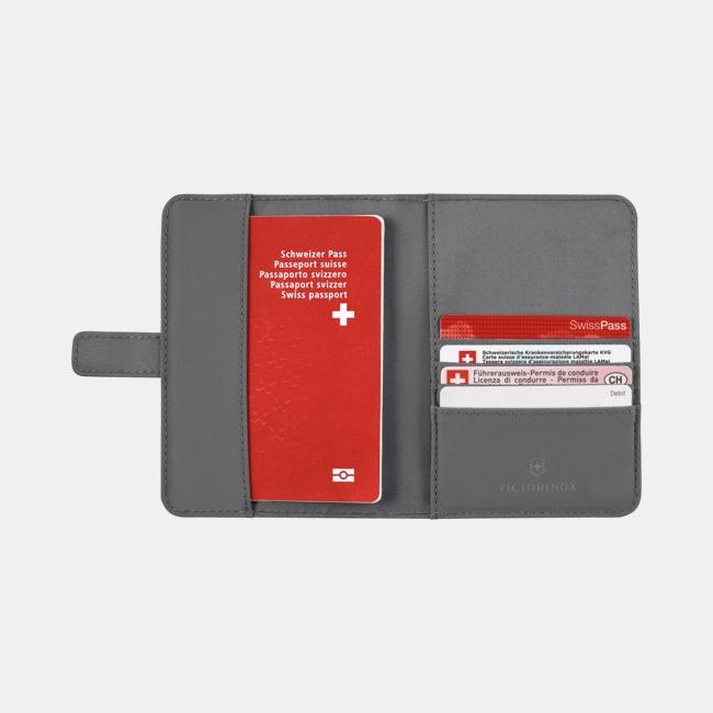 Victorinox Travel Essentials Passport Holder in Gray - 653362