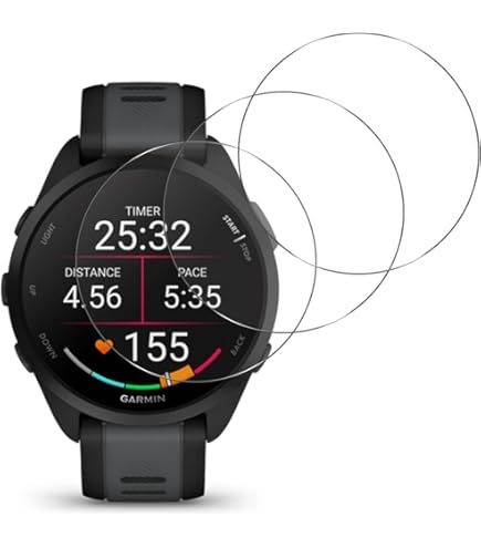 Amazon.co.jp: 対応 GARMIN Forerunner 165/165 Music ガラスフィルム