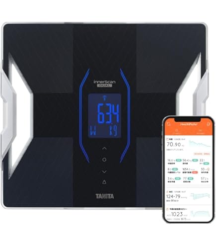 Amazon | タニタ(Tanita) RD-917L(メタリックブラック) 体組成計