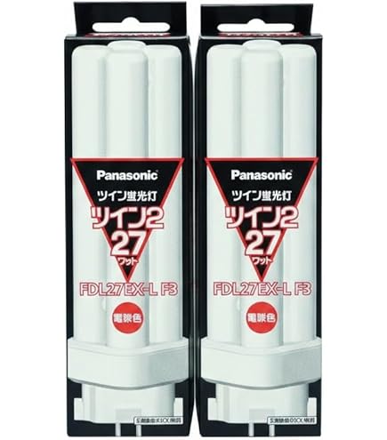 Amazon | パナソニック ツイン蛍光灯 27形 ツイン2 パルック色