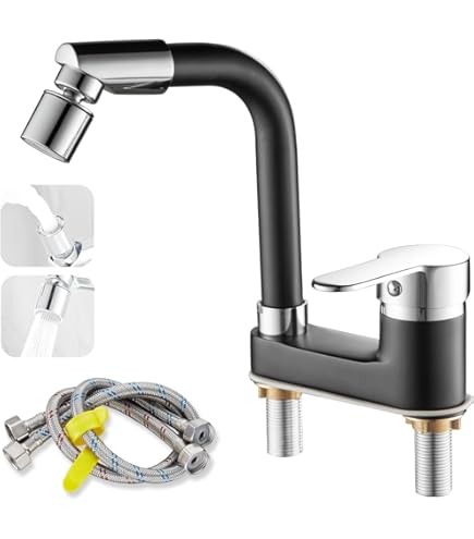 Amazon | KVK 2ハンドル洗髪シャワー KF14EF2 | 洗面水栓