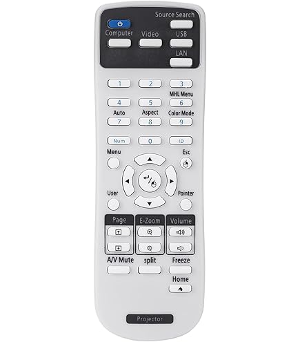 Amazon | Leankle リモコンで使用するため プロジェクター エプソン EB