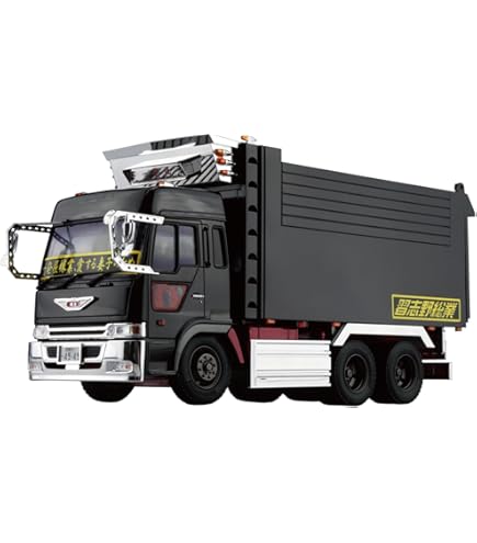 Amazon | アオシマ 二代目宝飾丸 大型冷凍車 バリューデコトラ 1/32