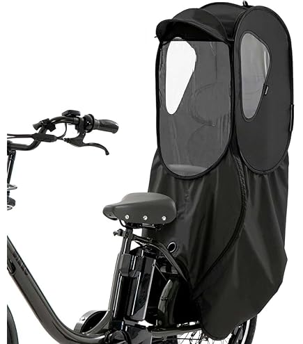 Amazon | 【norokka(ノロッカ) 】自転車 子供乗せ レインカバー 後