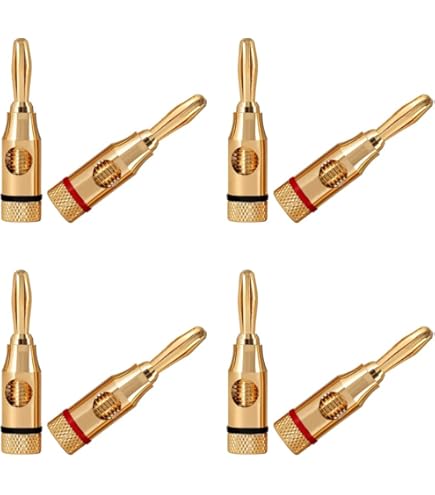 Amazon | OYAIDE GBN 24Kダイレクト金メッキネジ止め式バナナプラグ 4