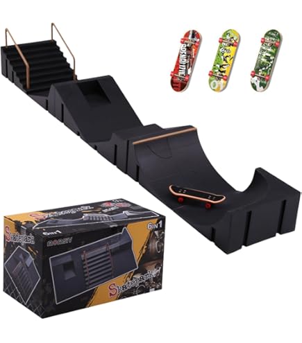 Amazon | 指スケ パークキット 指スケパーク おもちゃ 指スケボ 6in1