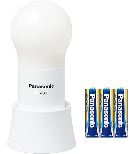 Amazon.co.jp: パナソニック LEDランタン 乾電池エボルタNEO付き 電球