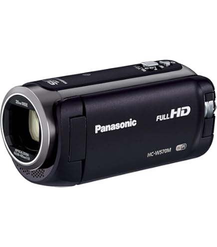 Amazon.co.jp: Panasonic HC-V360M-W HD Camcorder, 16 GB, High