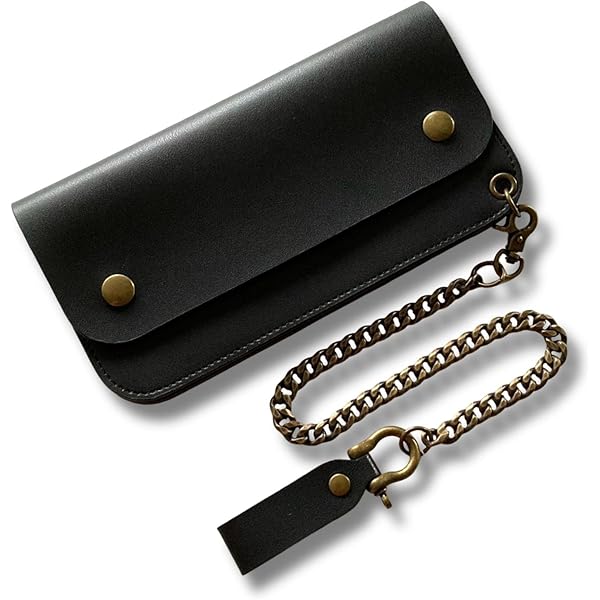 Amazon | カスタムベースにも使えるシンプルな本革ロングウォレット