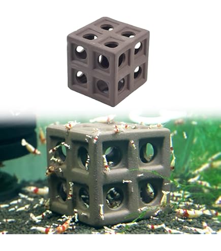 Amazon | プレコ エビ シェルター 人工木 ライトブラウン 隠れ家 住処