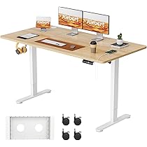 Amazon | Alebert｢アレベルト｣ 電動式 昇降デスク 昇降式デスク 幅140