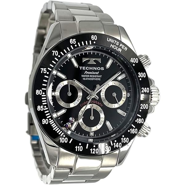 Amazon.co.jp: [テクノス] 腕時計 クロノグラフ T9B87GM メンズ