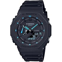 Amazon.co.jp: G-Shock GA2100-1A2 ネオンアクセントウォッチ ブルー