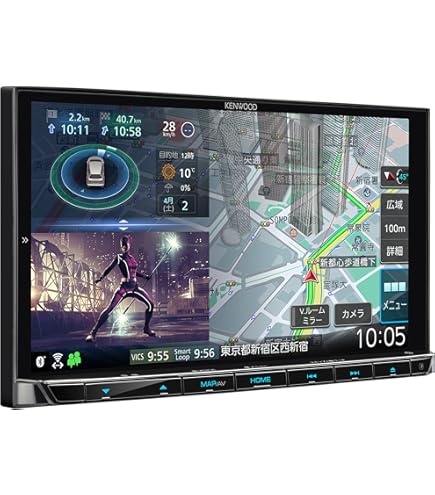 Amazon | KENWOOD Bluetooth内蔵 ワンセグ CD/USB/SD AV彩速