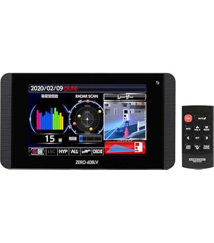 Amazon | コムテック GPS液晶レーダー探知機 ZERO 704V 無料データ更新