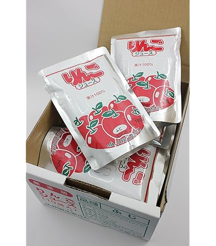 Amazon.co.jp: JA秋田ふるさと りんごジュース 20パック入り 180グラム