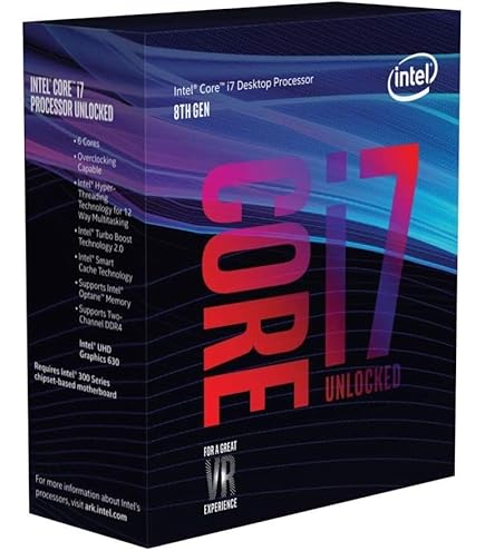 Amazon.com: Intel Core i7-9700k 8 core 3.6GHz GPU LGA-1151 CPU