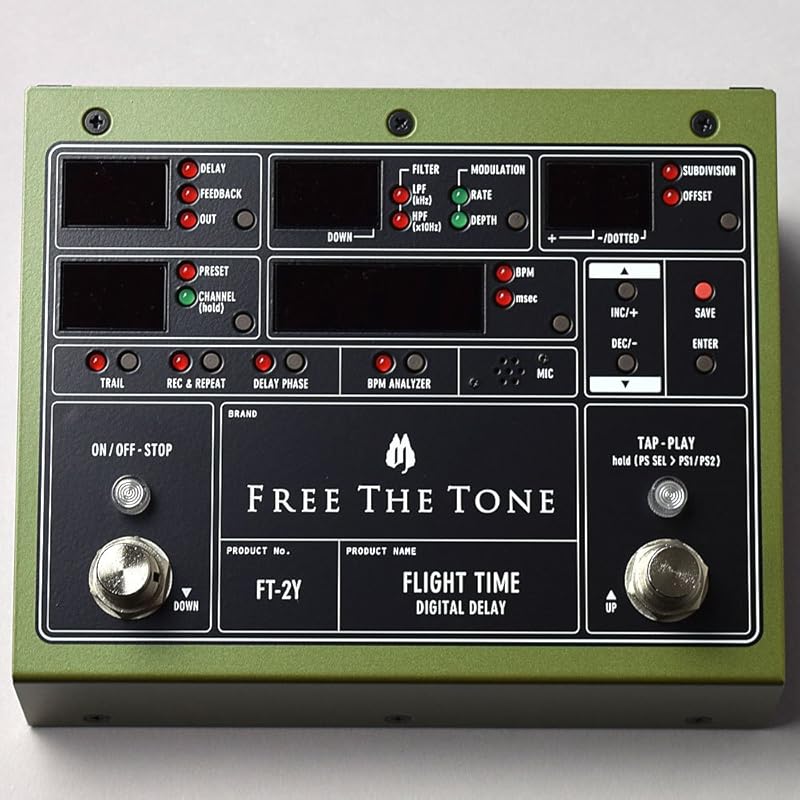 FREE THE TONE FT-2Y FLIGHT TIME - 32bit DSPを搭載し、往年の名機
