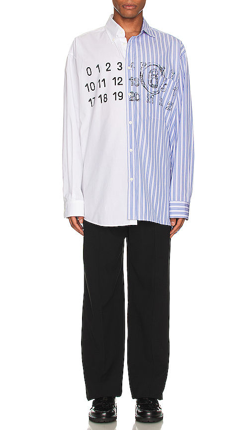 Buy MM6 Maison Margiela Striped Shirt Online