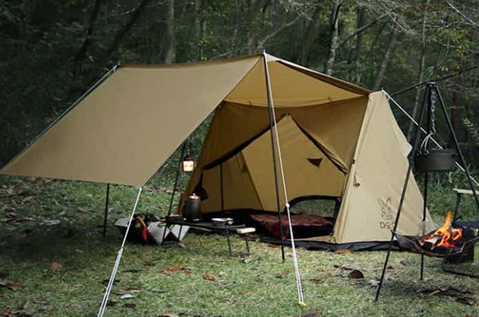 新発売！DODよりキャノピー広々テント「パップフーテント