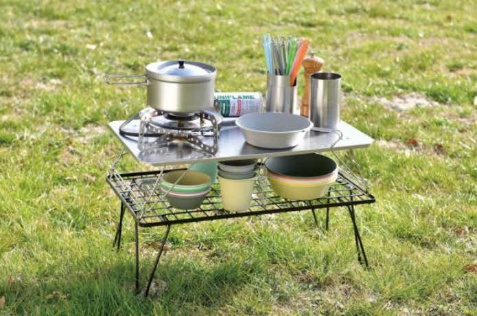 単体でも自立！】ユニフレーム待望の新作！名作フィールドラックを“2段