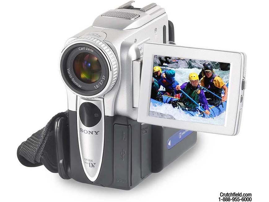 Sony DCR-PC101 Mini DV digital camcorder at Crutchfield