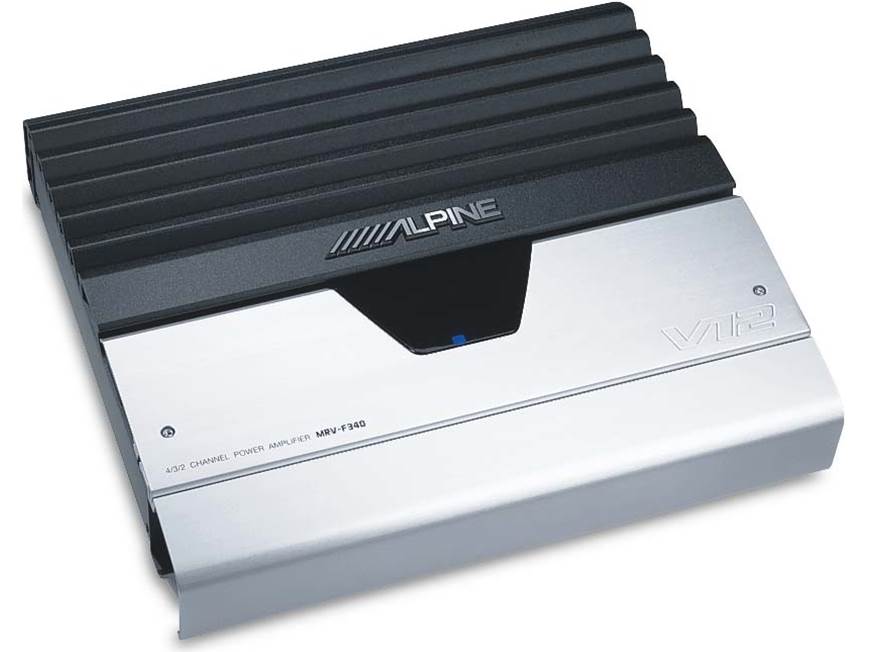 Alpine MRV-F340 55W x 4 Car Amplifier at Crutchfield