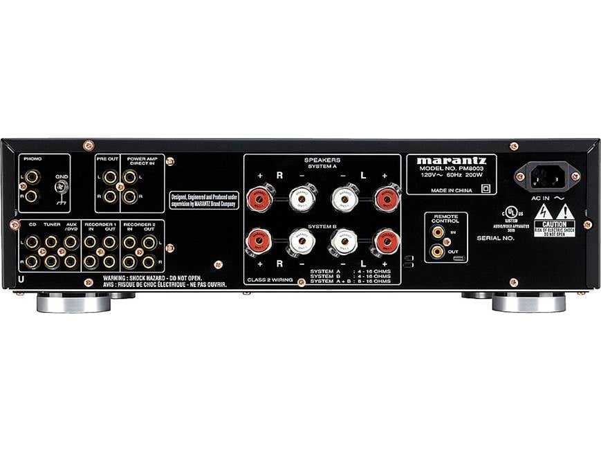 Marantz PM8003 Stereo integrated amplifier at Crutchfield