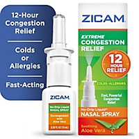 Zicam Congestion Relief Extreme No-Drip Liquid Nasal Gel - 0.5 Fl