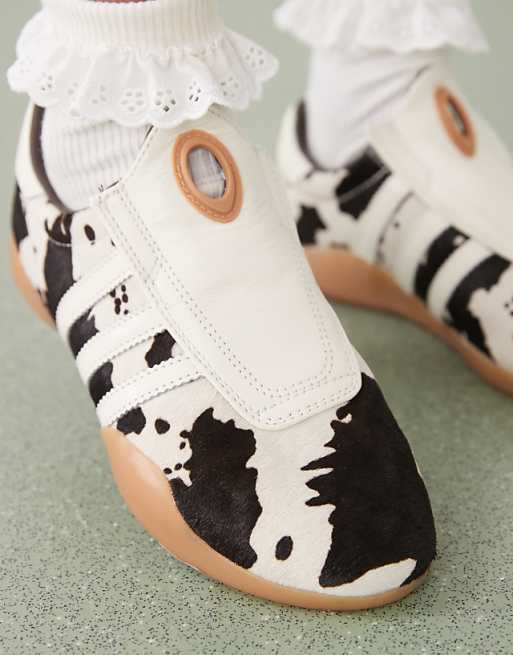 adidas Originals Taekwondo Mei sneakers in cow print | ASOS