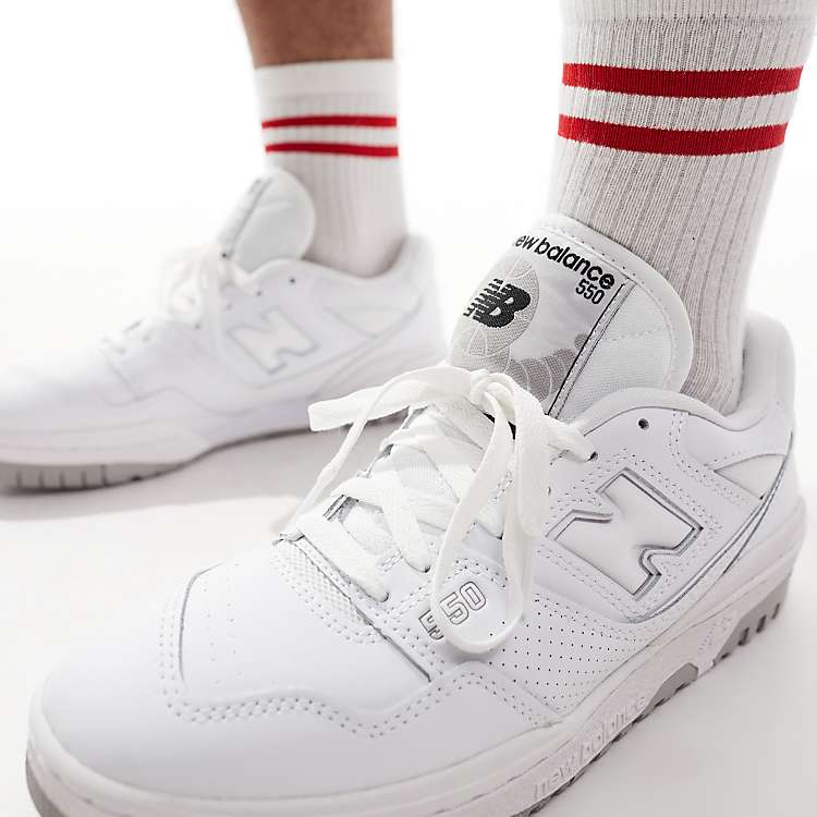 New Balance - 550 - Sneakears bianche e grigie | ASOS