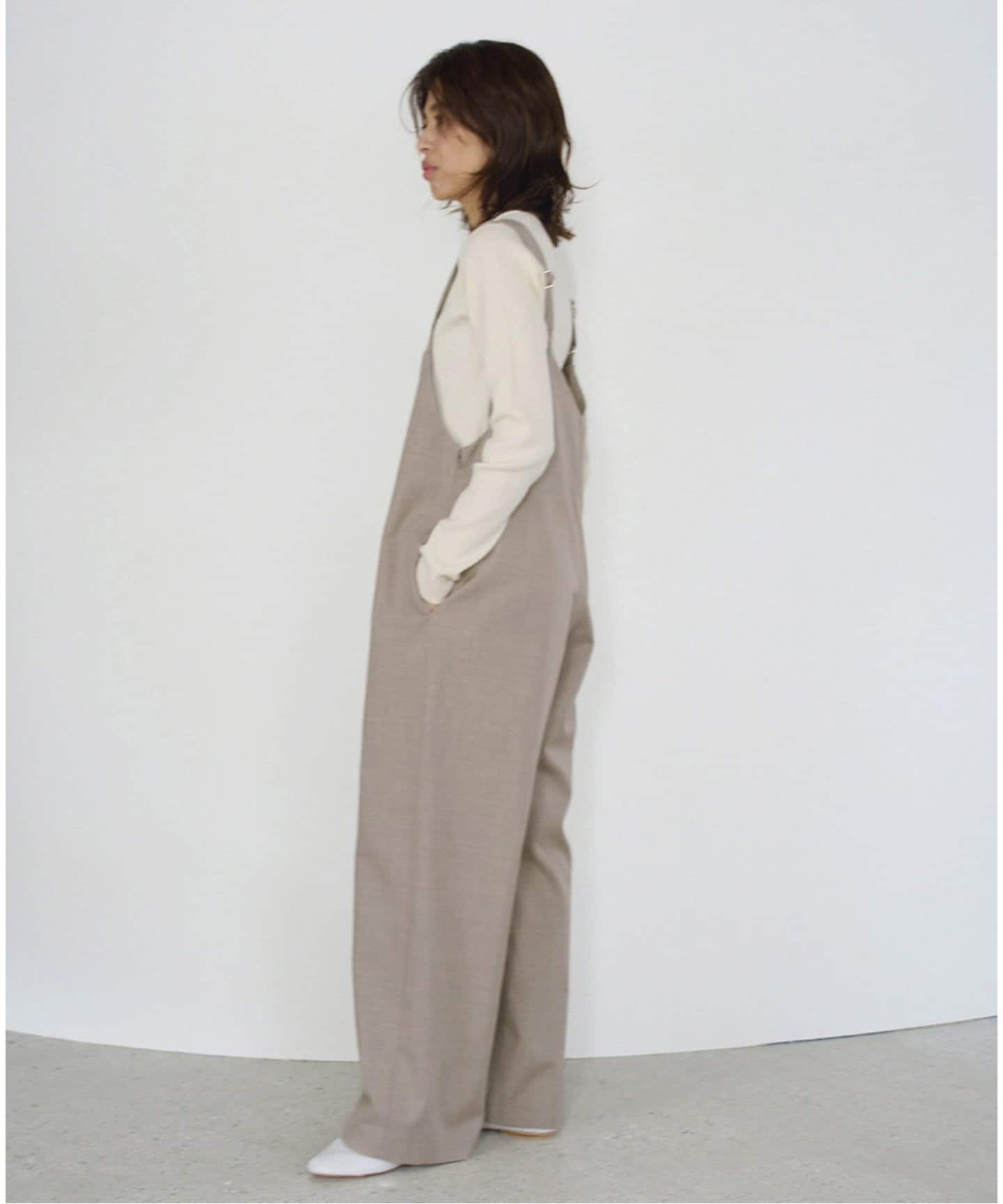 Sn.ウール サロペット（サロペット／オーバーオール）｜IENA（イエナ