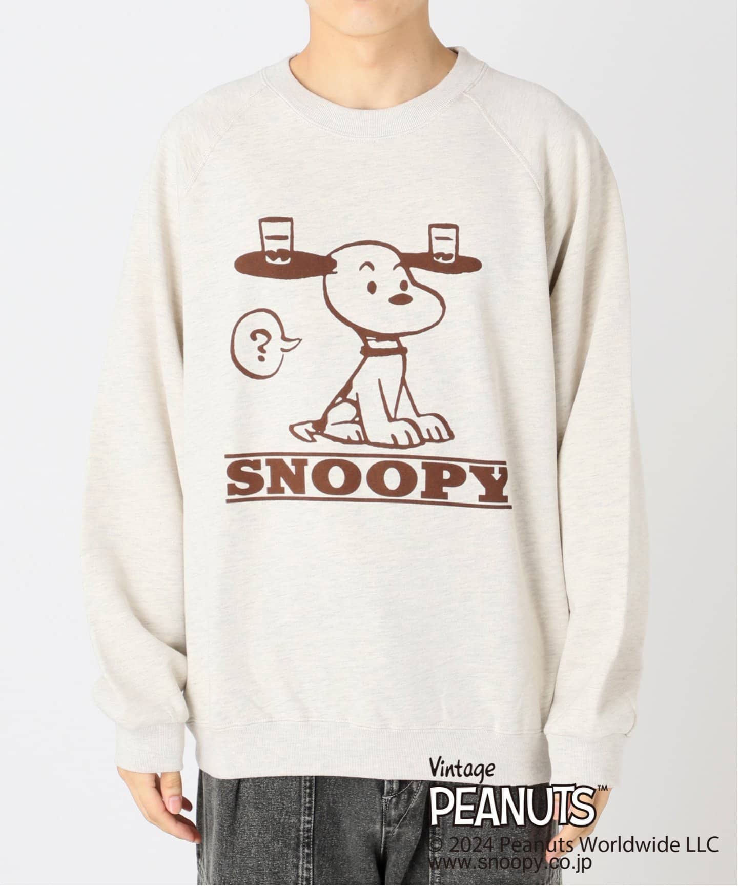 PEANUTS×SPORTS WEAR by relume 別注 プリント スウェット WINTER