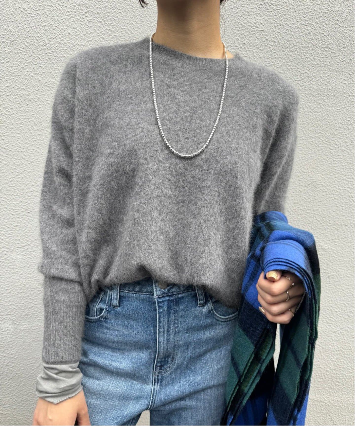 フォックスウールカシミヤプルオーバー（ニット／セーター）｜SLOBE