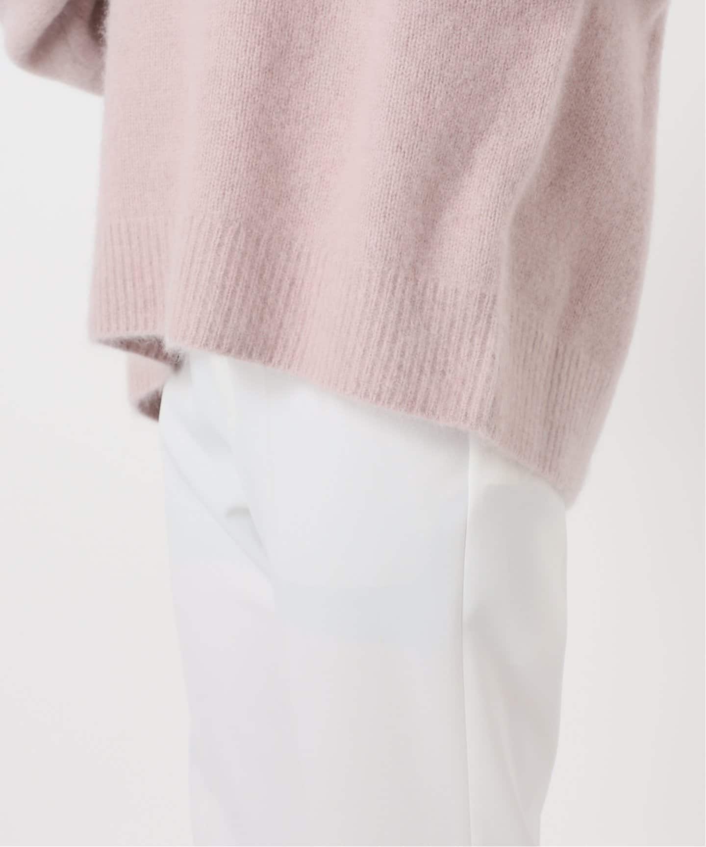 追加》YAK/ヤク ワイドVネックニット 3（ニット／セーター）｜NOBLE