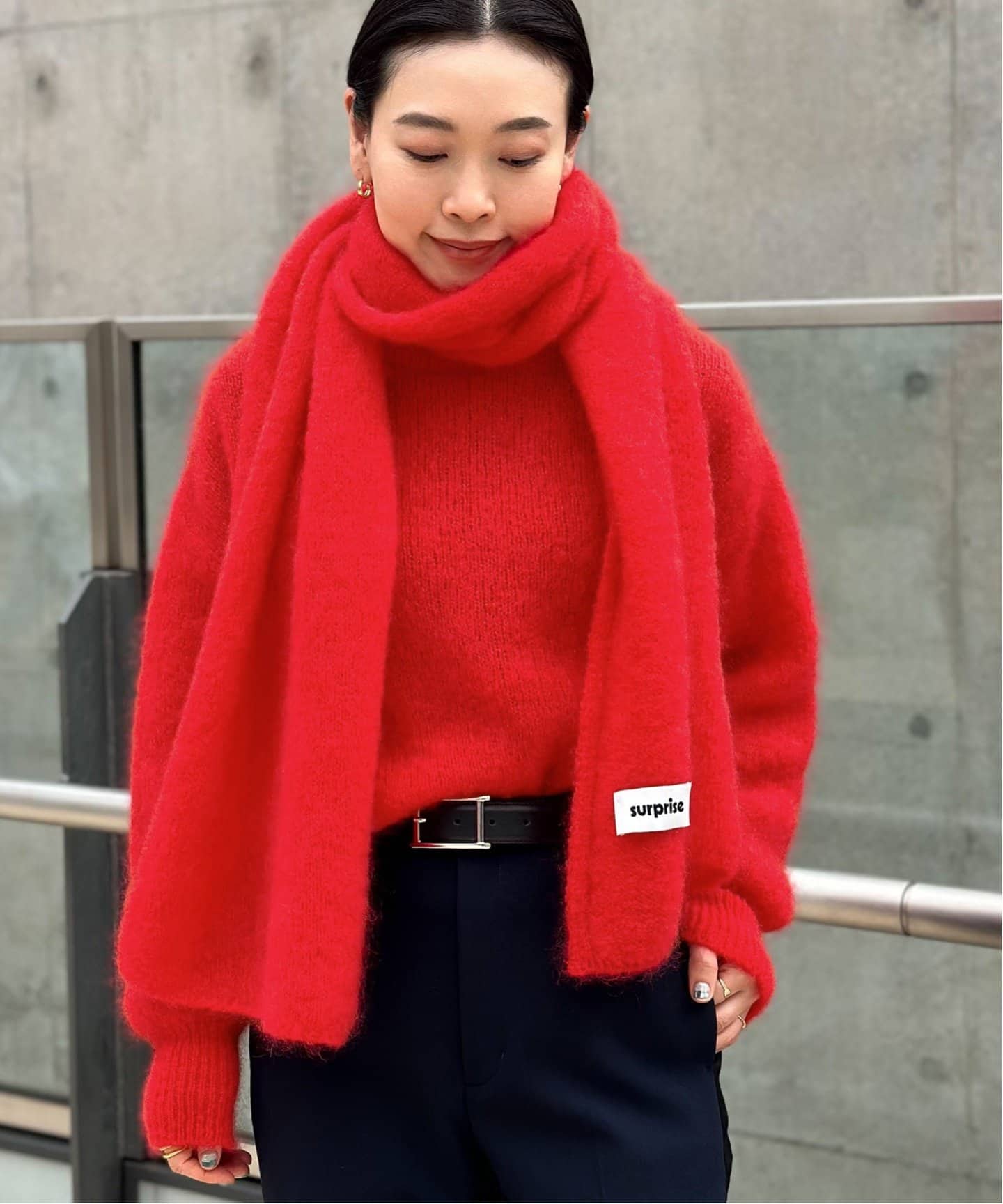 surprise/サプライズ】モヘヤミックスマフラー（マフラー）｜AP STUDIO