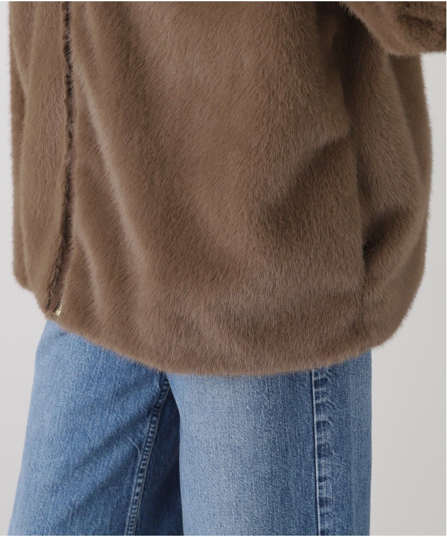 フーディECOファー（その他ブルゾン／アウター）｜SLOBE IENA