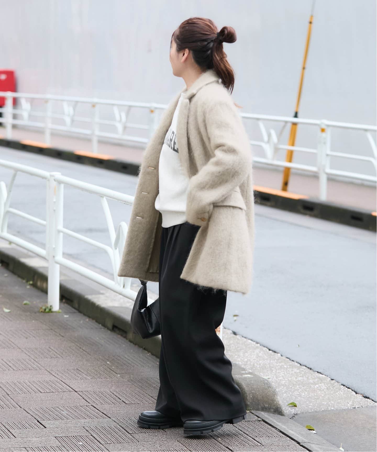 モヘアミックスロングシャギーコート（チェスターコート）｜JOURNAL