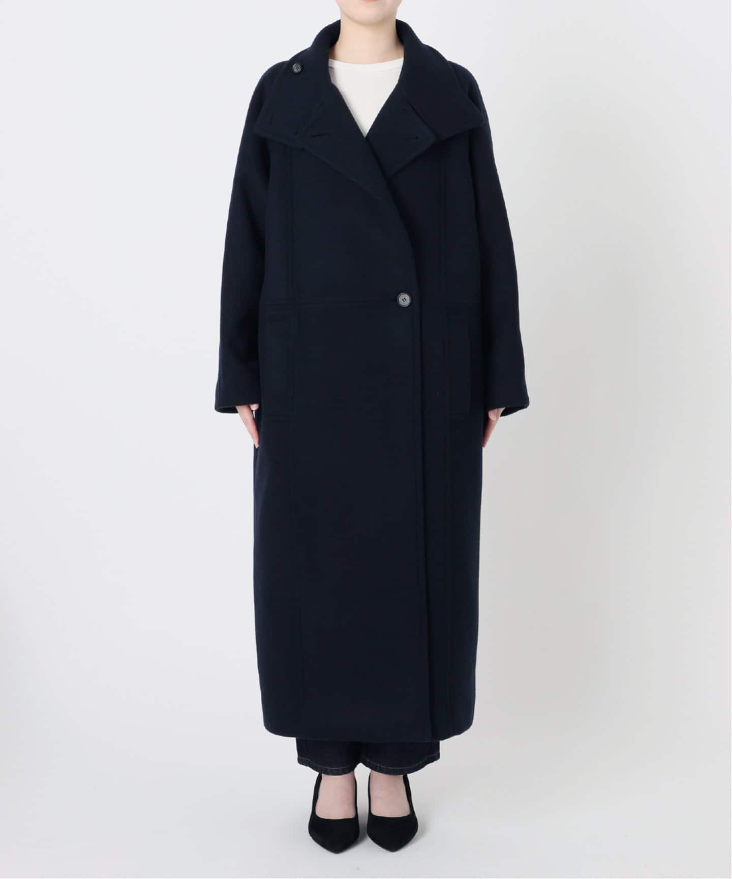 パイルメルトンスタンドコクーンコート（その他ブルゾン／アウター