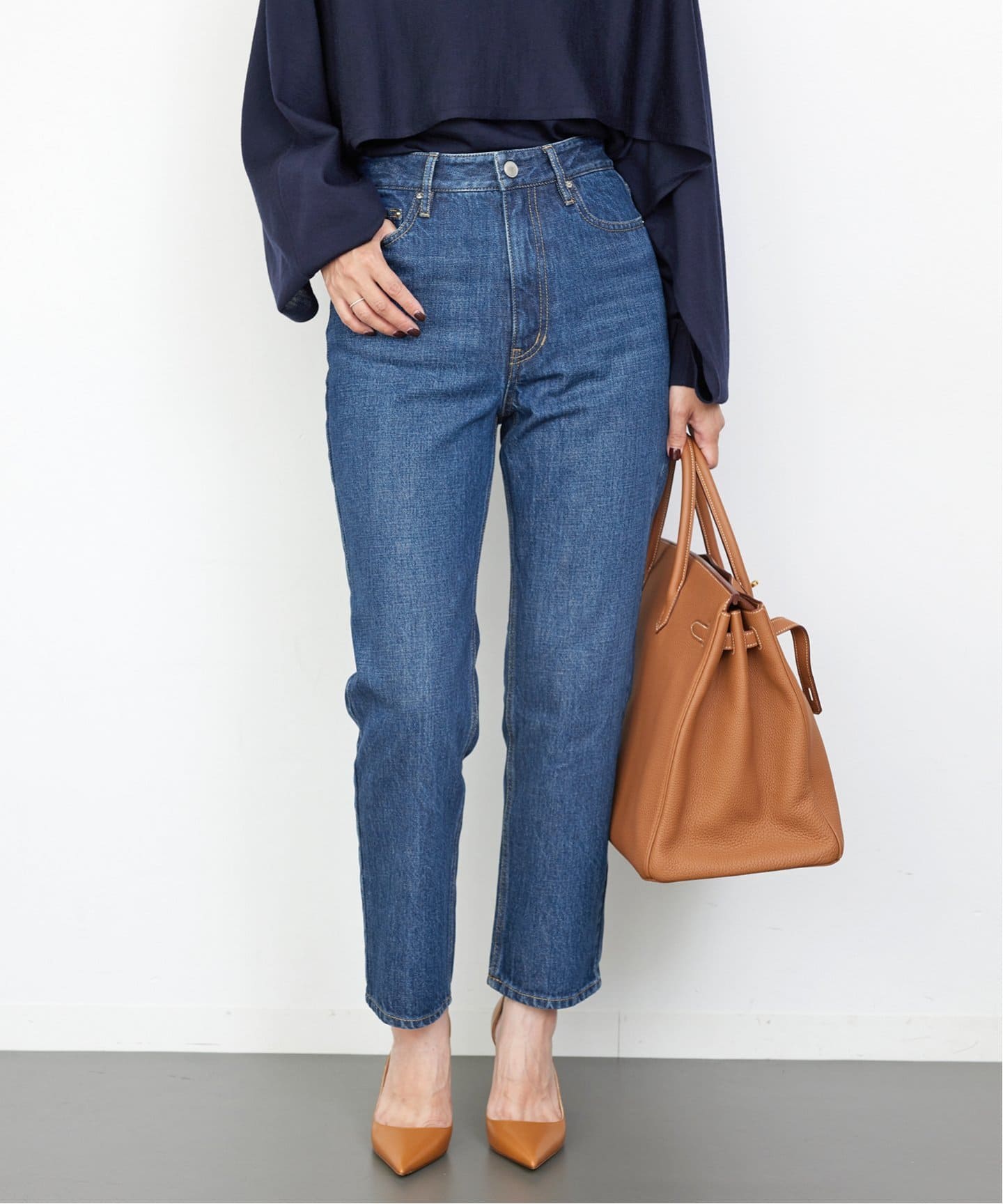 スリム クロップドデニム（デニムパンツ・ジーンズ）｜Deuxieme Classe