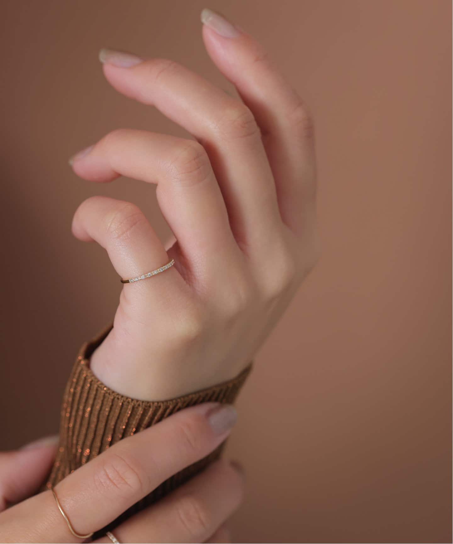 Lilas】＼NEW／ハーフエタニティダイヤモンドリング発売！｜Lilas