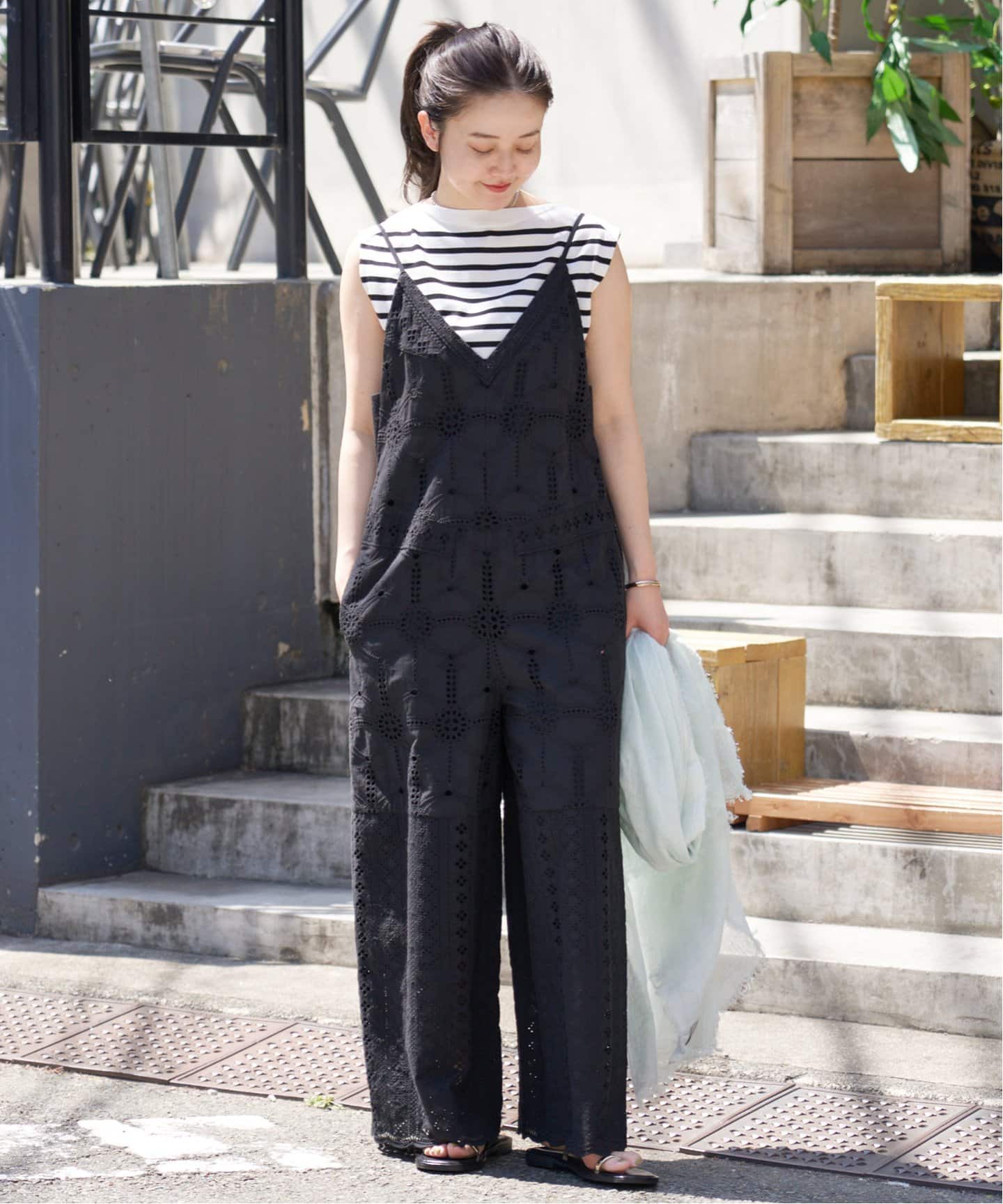 WEB限定/追加6》レースオールインワン（つなぎ／オールインワン