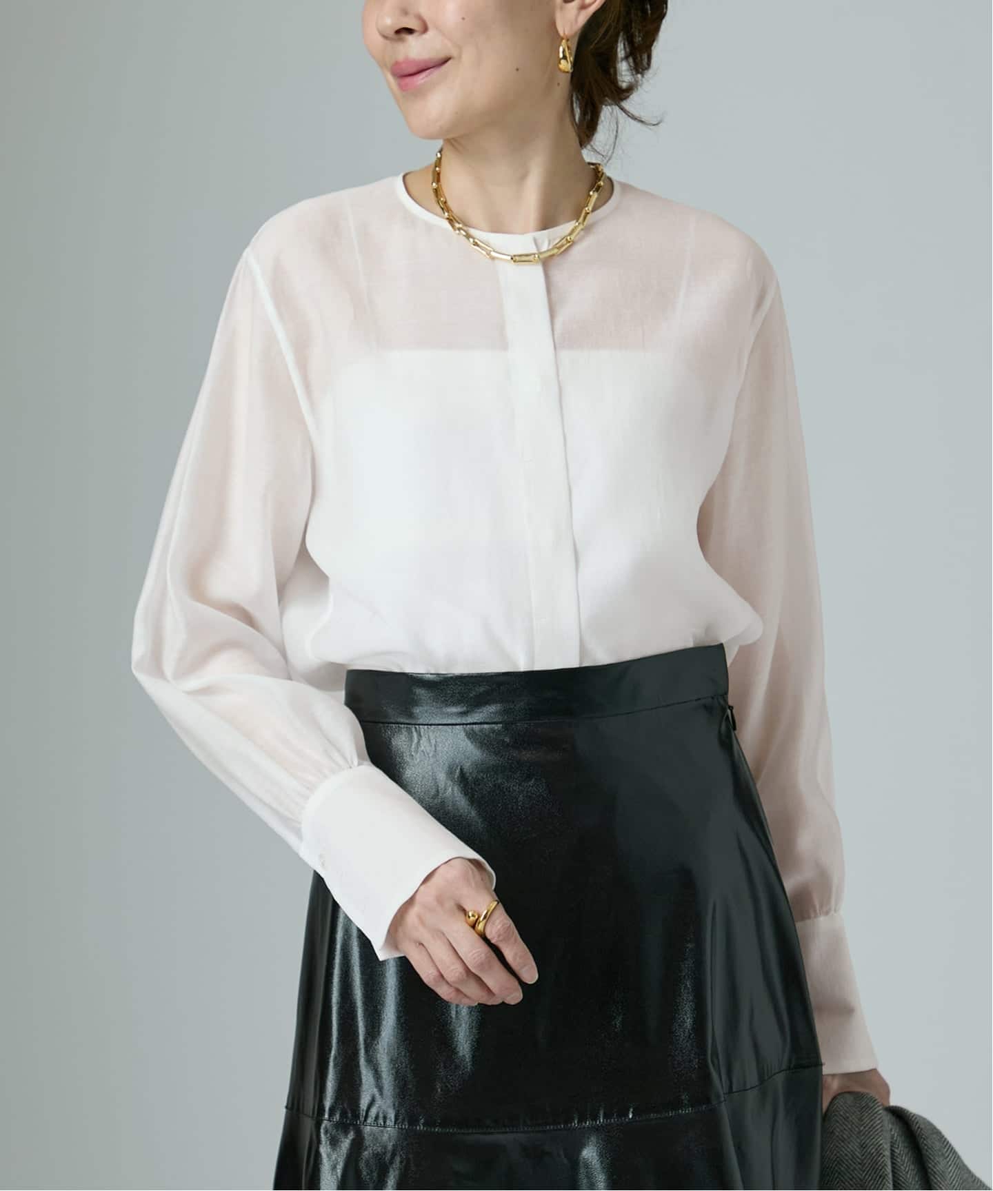 追加4》シアーブラウス（シャツ／ブラウス）｜VERMEIL par iena