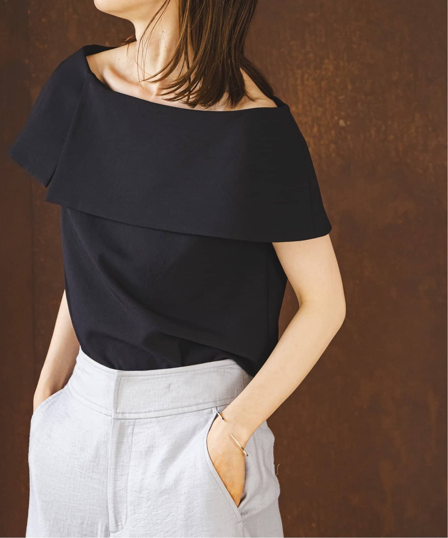 追加》【洗える】ケープブラウス 7（シャツ／ブラウス）｜NOBLE