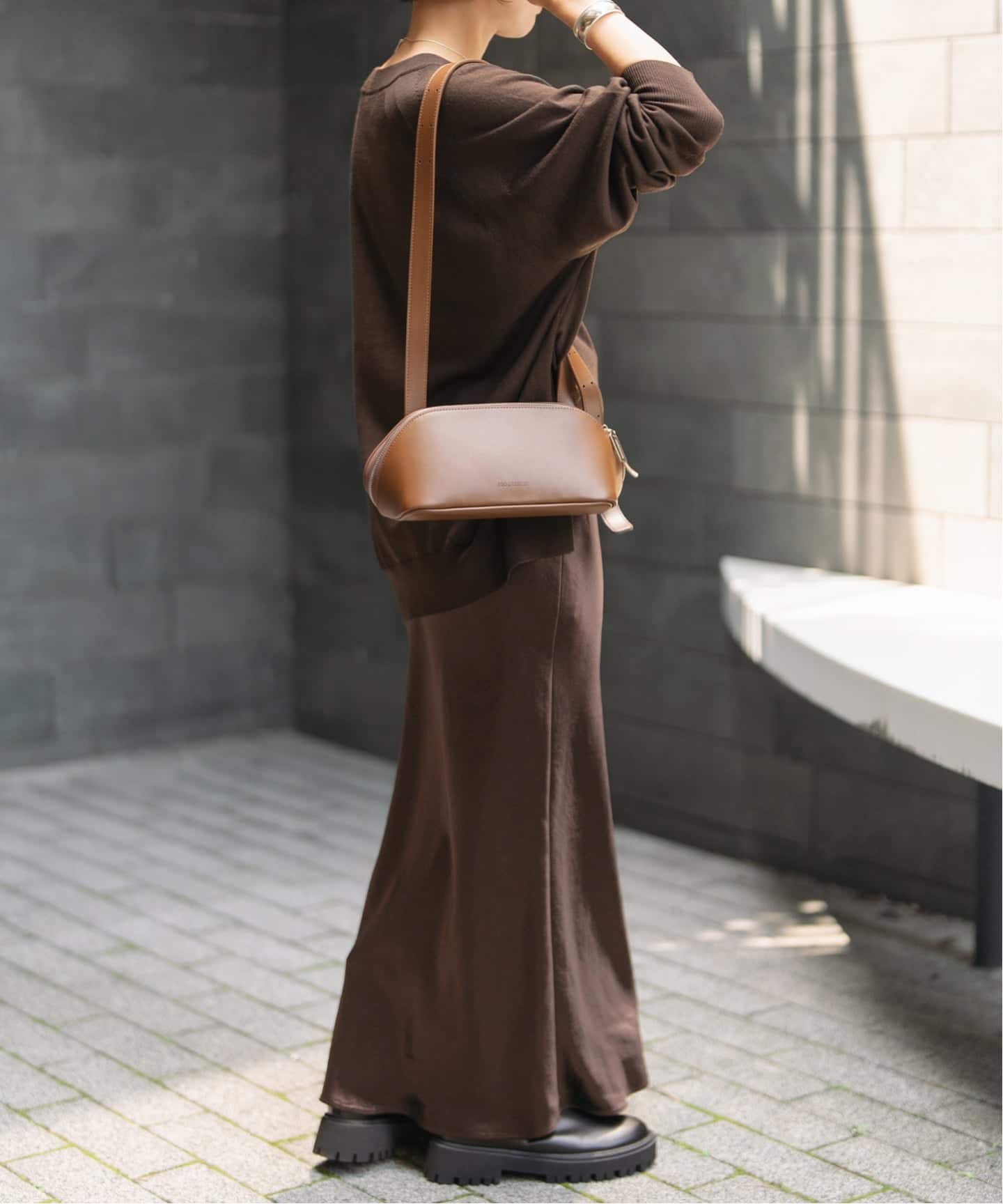 追加》サテンフレアスカート（ロング・マキシ丈スカート）｜Spick and