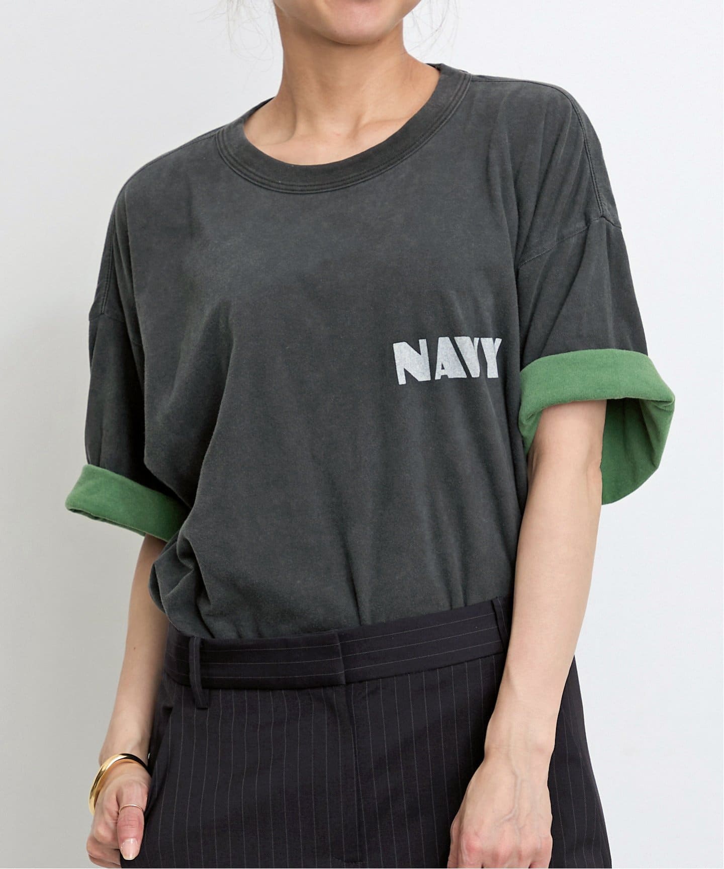 REMI RELIEF/レミ レリーフ】 Reversible T shirt（Tシャツ