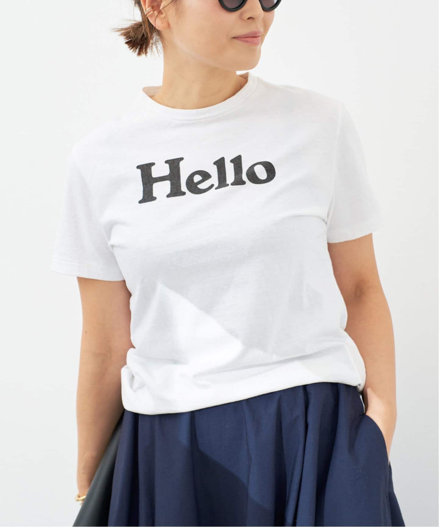 MADISONBLUE / マディソンブルー】HELLO TEE（Tシャツ／カットソー