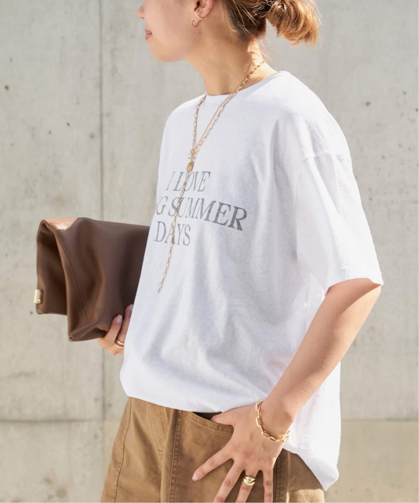 AMERICANA/アメリカーナ】 LOGO TEE（Tシャツ／カットソー）｜Deuxieme