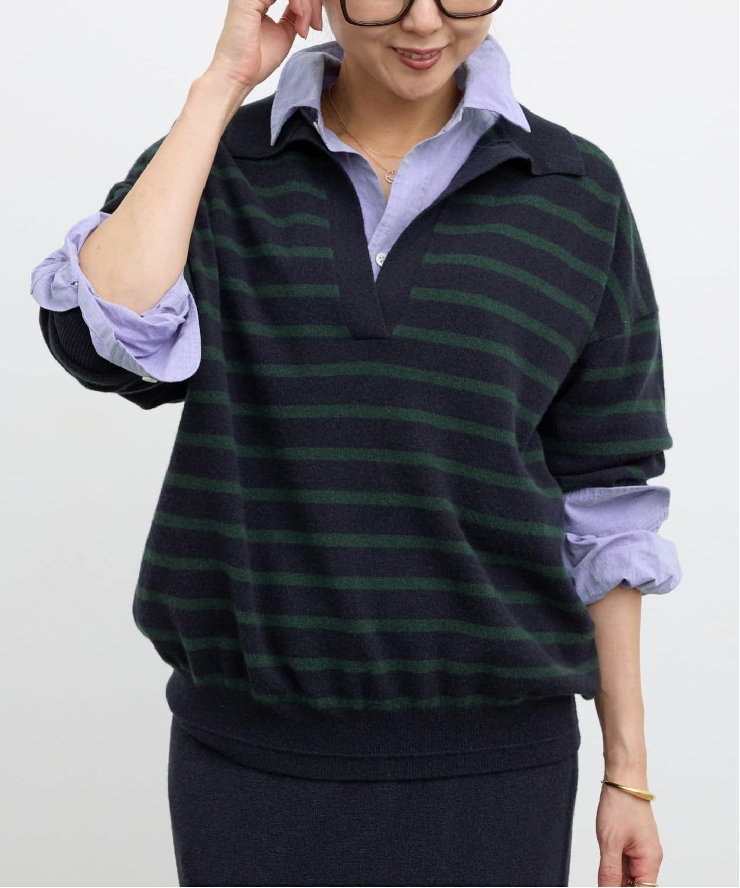 Border Skipper Knit（ニット／セーター）｜L'Appartement