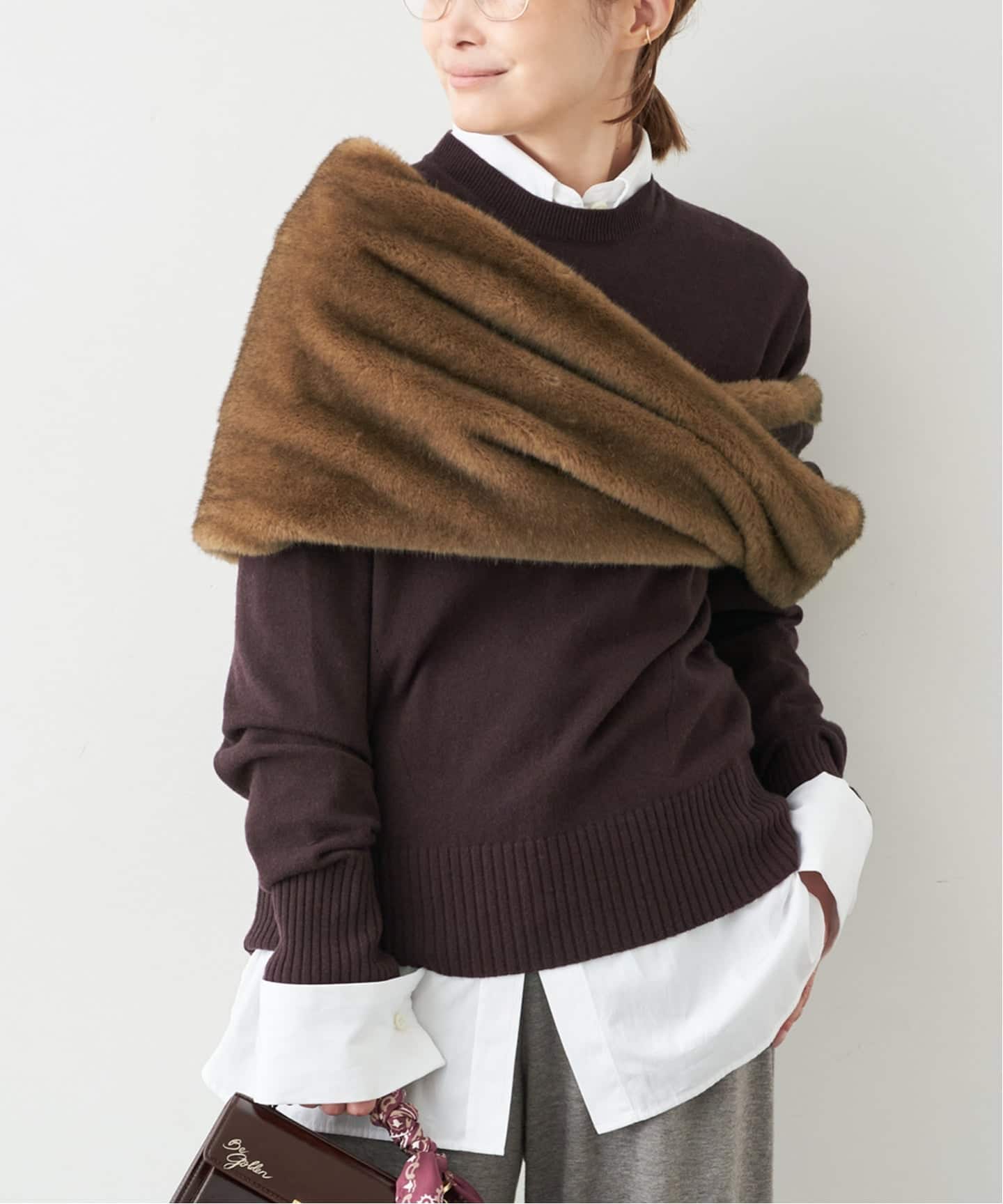 CINOH/チノ 】MIX KNIT（ニット／セーター）｜Deuxieme Classe